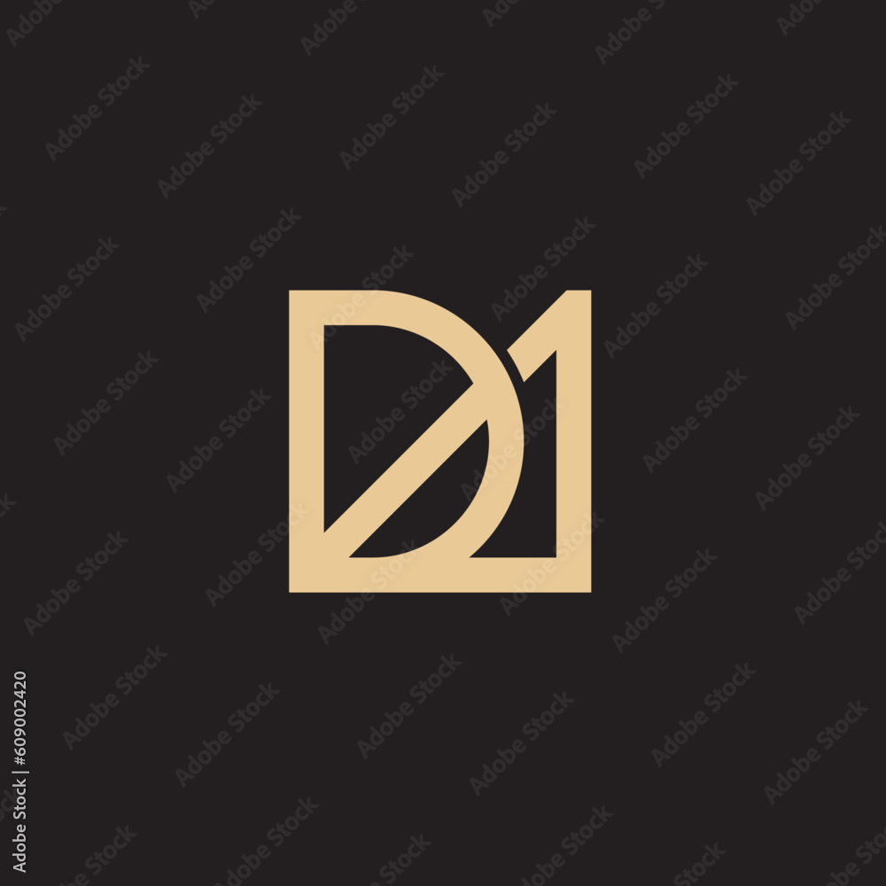 Letter D logo abstract modern and pairs elements in simple and modern style, with the gold color. Letter D logo abstract modern and pairs elements in simple and modern style, with the gold color.