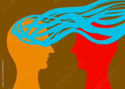 Photos Dialogo tra due persone, comunicazione