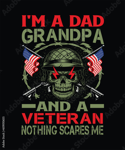 veteran army t-shirt design, typography, veterans day, flag,