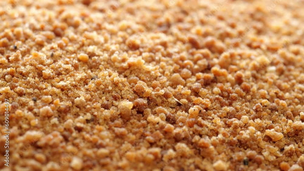 Raw organic coconut sugar. Close up. Raw organic coconut sugar. Close up.