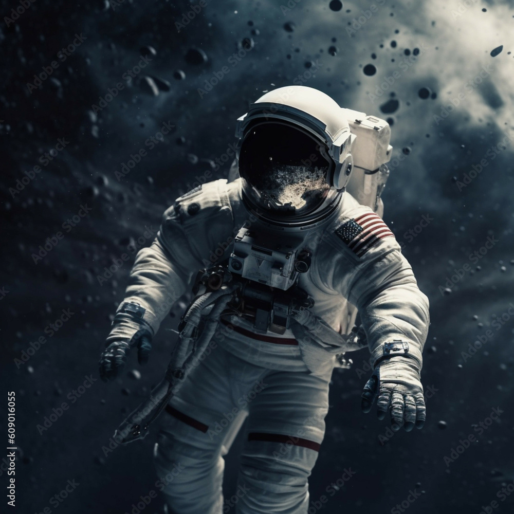 astronaut in space astronaut in space