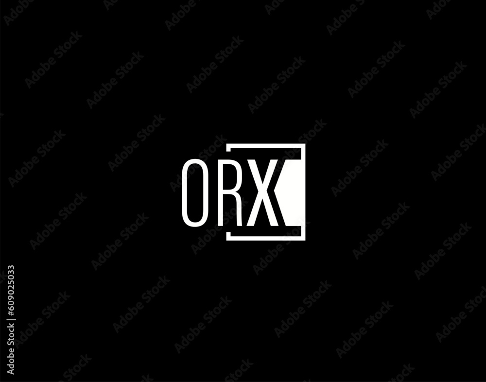 ORX Logo and Graphics Design, Modern and Sleek Vector Art and Icons isolated on black background ORX Logo and Graphics Design, Modern and Sleek Vector Art and Icons isolated on black background