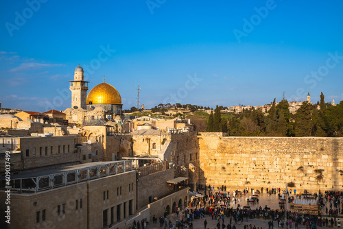 The Western Wall and Dome of the Rock, Jerusalem, Israel