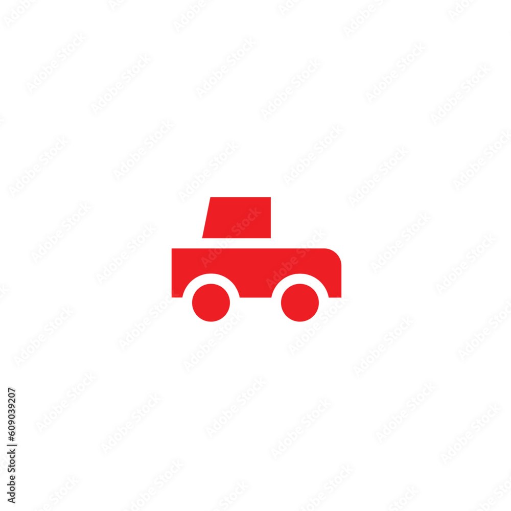 Naklejka premium Vehicle Car Service Solid Icon