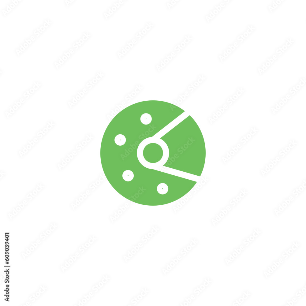 Obraz premium Parts Service Vehicle Solid Icon