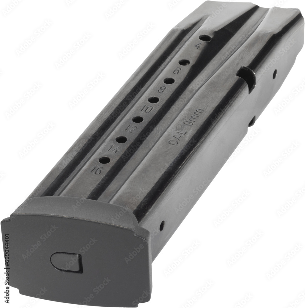 High capacity 9 mm magazine