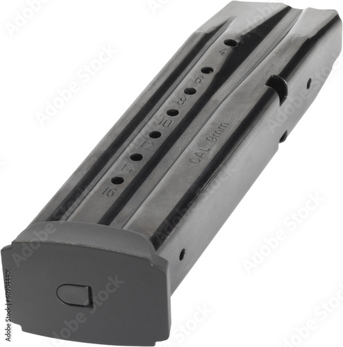 Obraz na płótnie High capacity 9 mm magazine w salonie