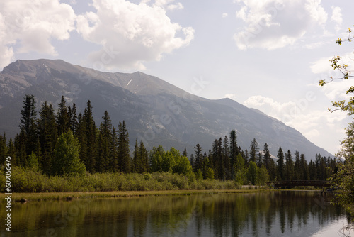 lake and mountains