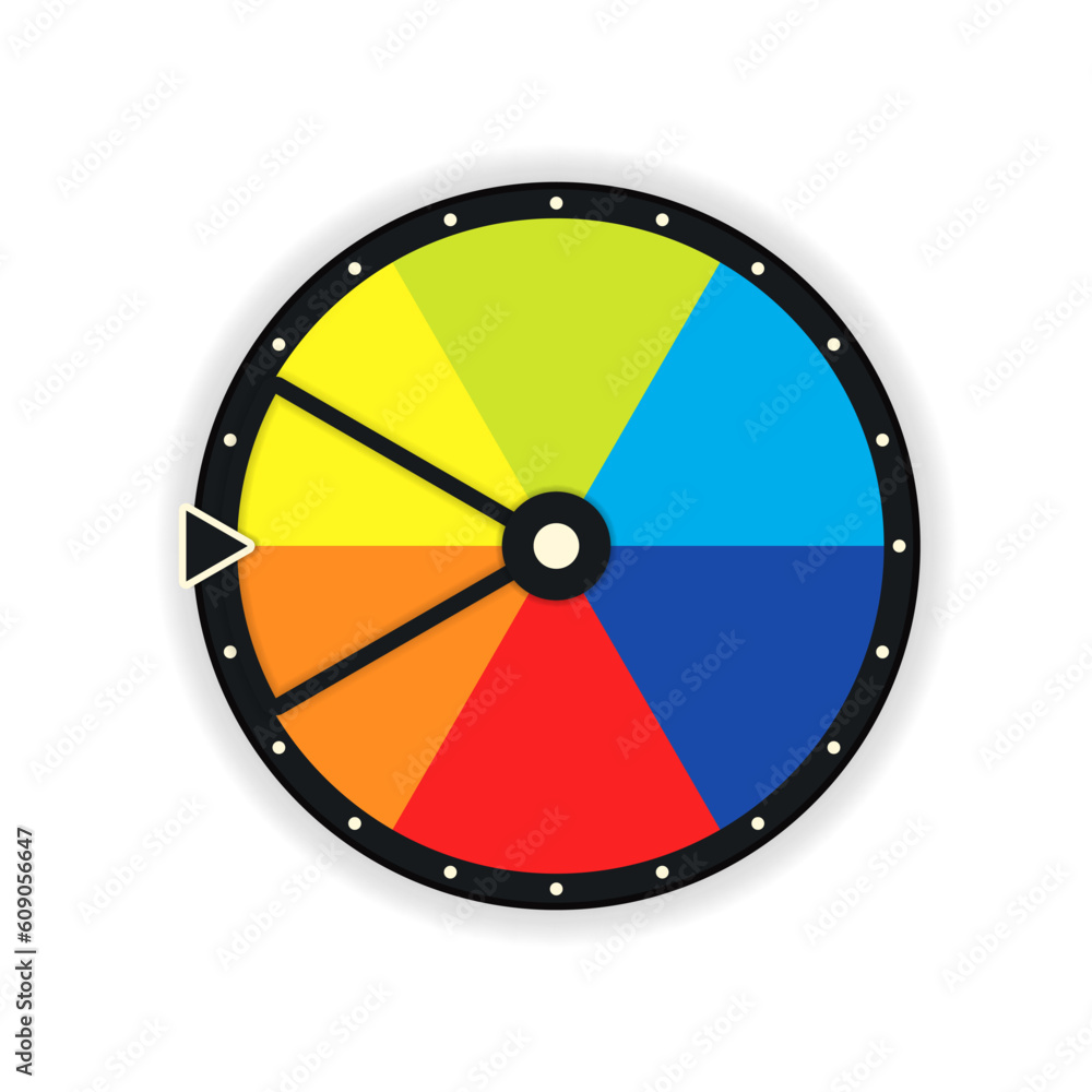 6 section blank wheel of fortune icon. Clipart image isolated on white background 6 section blank wheel of fortune icon. Clipart image isolated on white background