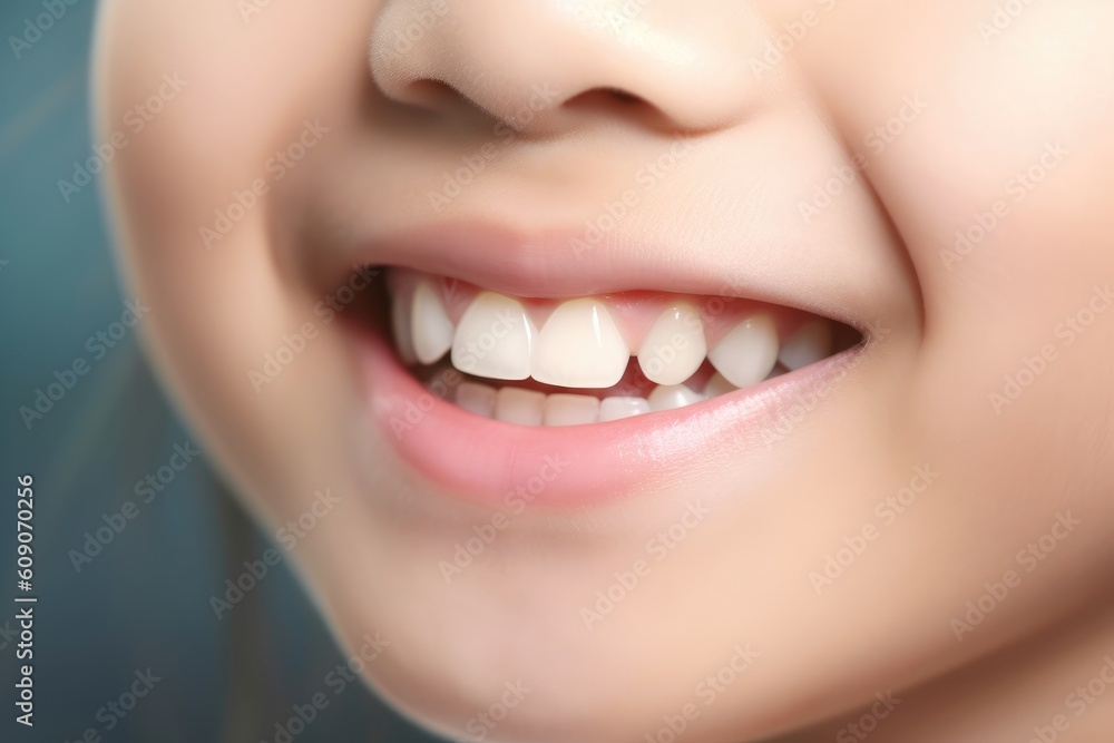 Fototapeta premium Beautiful Smile of a Healthy Young Asian Woman