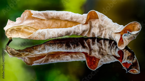 Dried Leaf Reflection 3