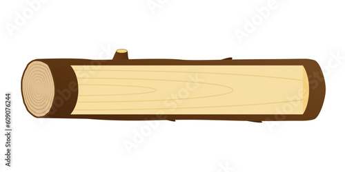 丸太を加工した案内板