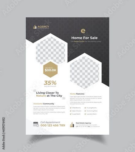 Real Estate Or Home Sale Flyer Template