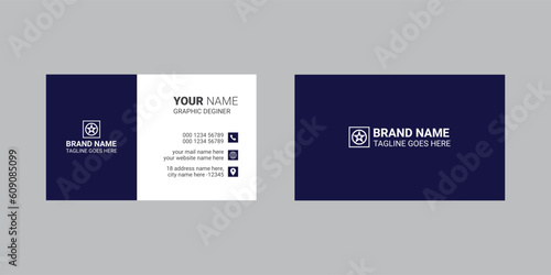 Simple,minimal,modern business card design for corporate business, professional and modern business.personal business card design.