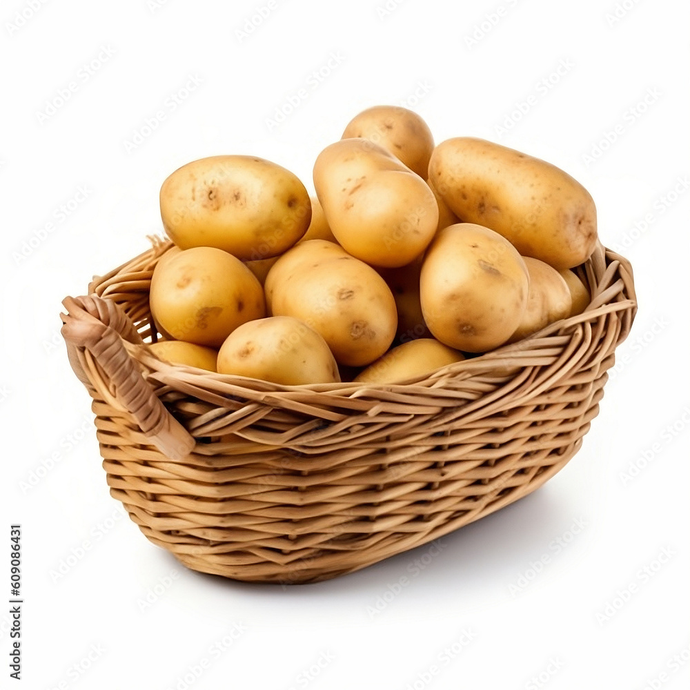 Potatoes in a basket Potatoes in a basket