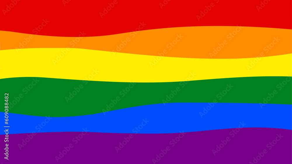 pride month abstract rainbow flag background