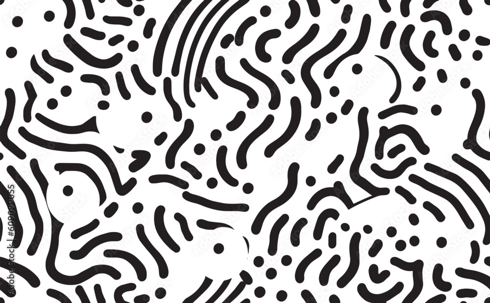 Simple black and white abstract seamless pattern Simple black and white abstract seamless pattern