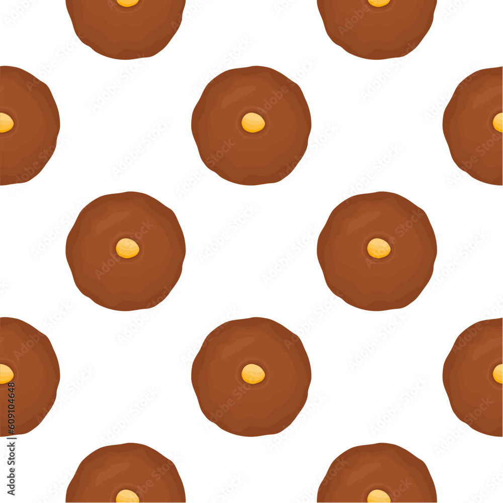 Fototapeta premium Pattern homemade cookie different taste in pastry biscuit