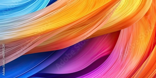 Abstract joyful multicolor rainbow background. Generative AI