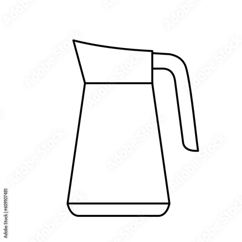Glass Pitcher Icon For Logos And More