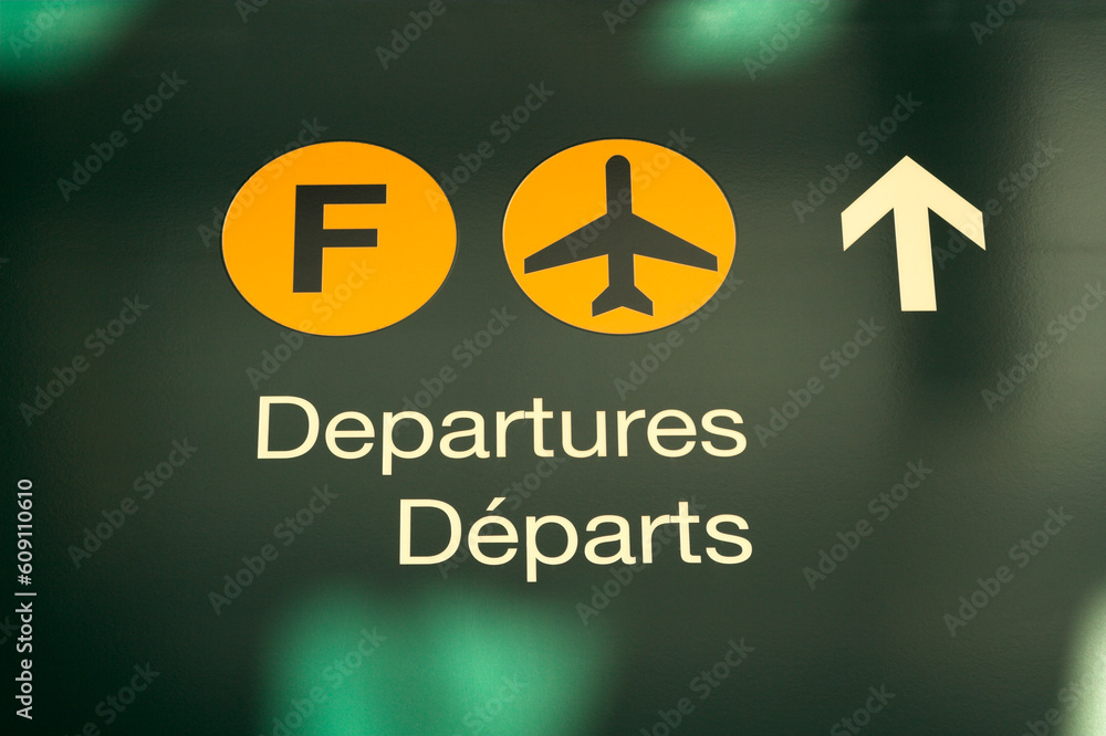 airport departure sign airport departure sign