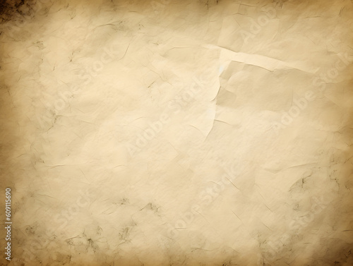 Clean beige colored background reminiscent of old paper. Generative AI