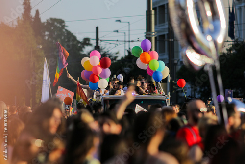 Obraz na plátně Athens Pride Parade