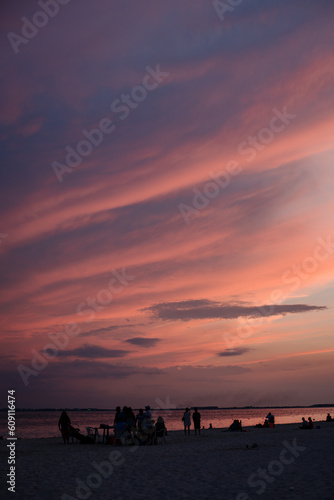 Atardecer en la playa