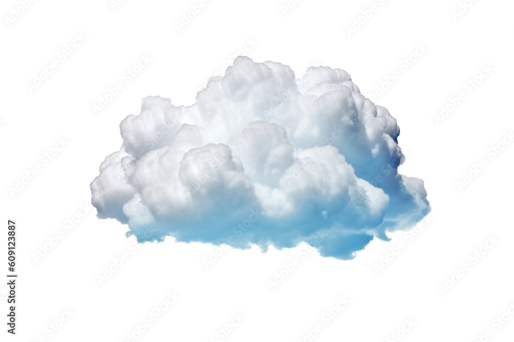 Cloud isolated transparency background. Generative AI Cloud isolated transparency background. Generative AI
