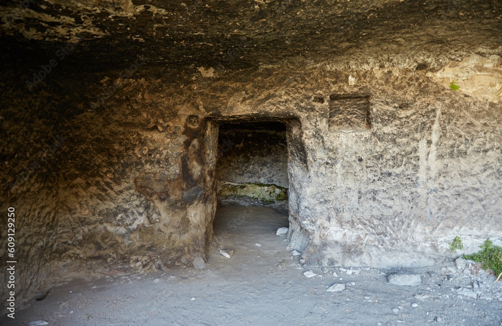 Vanis Kvabebi, an ancient cave city located near and similar to Vardzia, Georgia Vanis Kvabebi, an ancient cave city located near and similar to Vardzia, Georgia