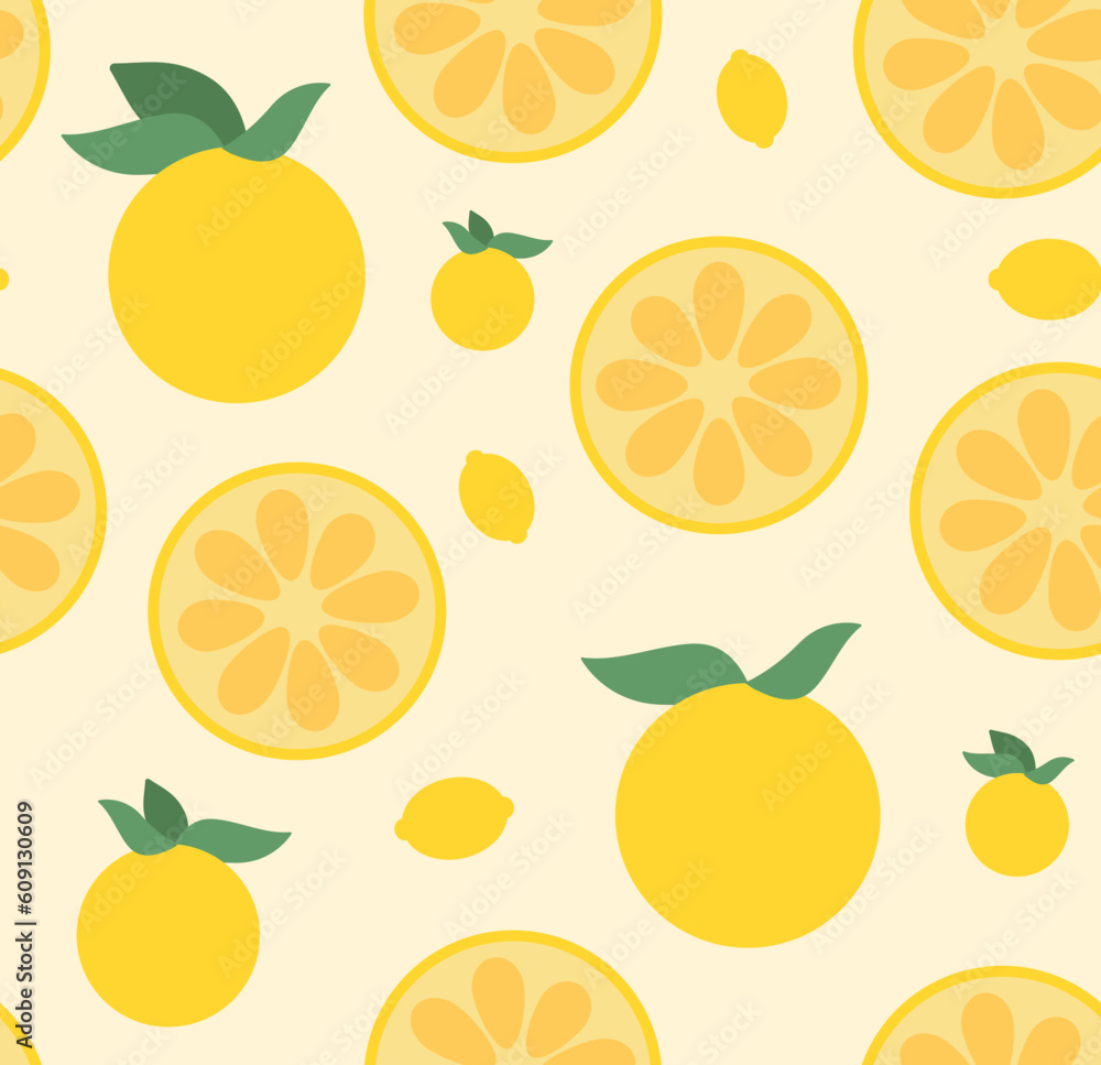 Lemon Vector, Lemon Pattern, Summer Pattern, Citrus Pattern, Orange Pattern, Lemon Wallpaper, Seamless Repeat Pattern Vector Illustration Background Lemon Vector, Lemon Pattern, Summer Pattern, Citrus Pattern, Orange Pattern, Lemon Wallpaper, Seamless Repeat Pattern Vector Illustration Background