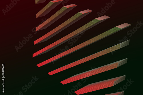 3d illustration colorful abstract background with stripes