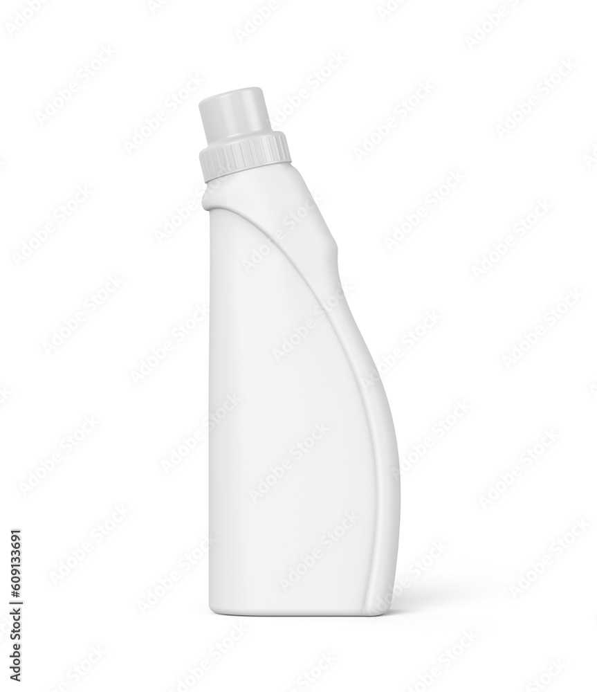 Liquid Laundry Detergent Bottles White Isolated 3D Rendering Liquid Laundry Detergent Bottles White Isolated 3D Rendering