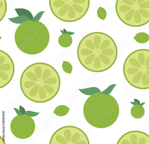 Lime Vector, Lime Pattern, Summer Pattern, Citrus Pattern, Lime Pattern, Lime Wallpaper, Seamless Repeat Pattern Vector Illustration Background