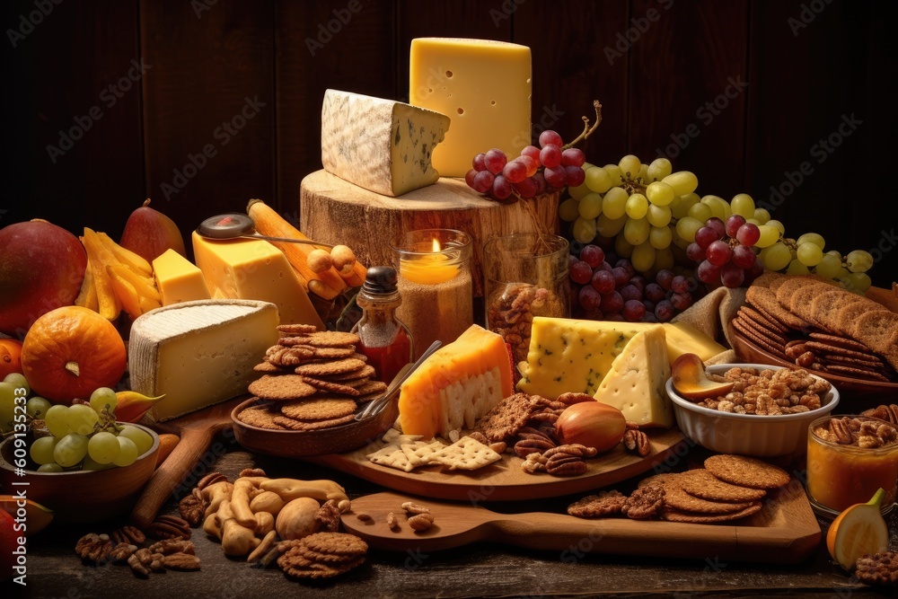 Cheese Platter With Crackers
