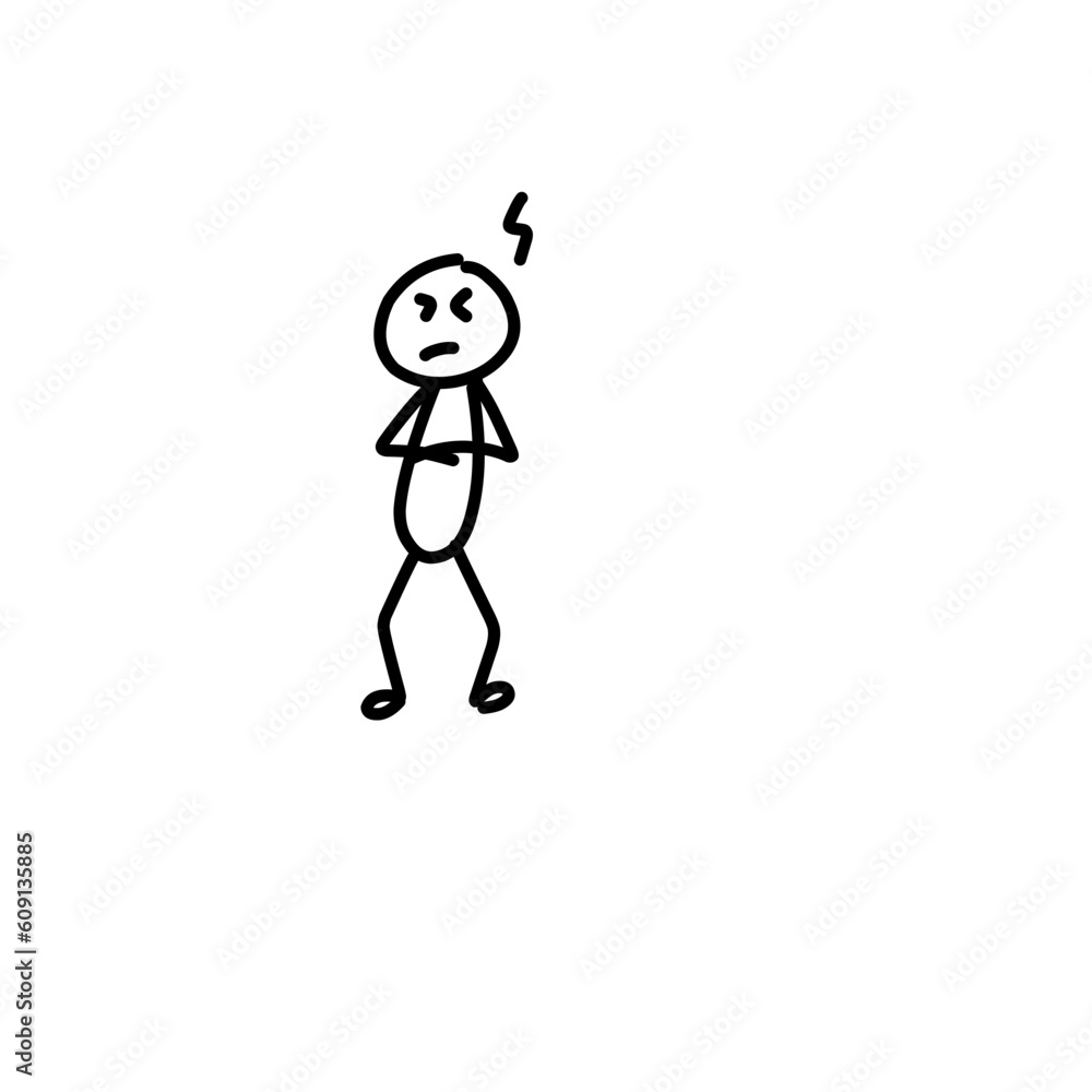 stickman Vector silhouette stickman Vector silhouette