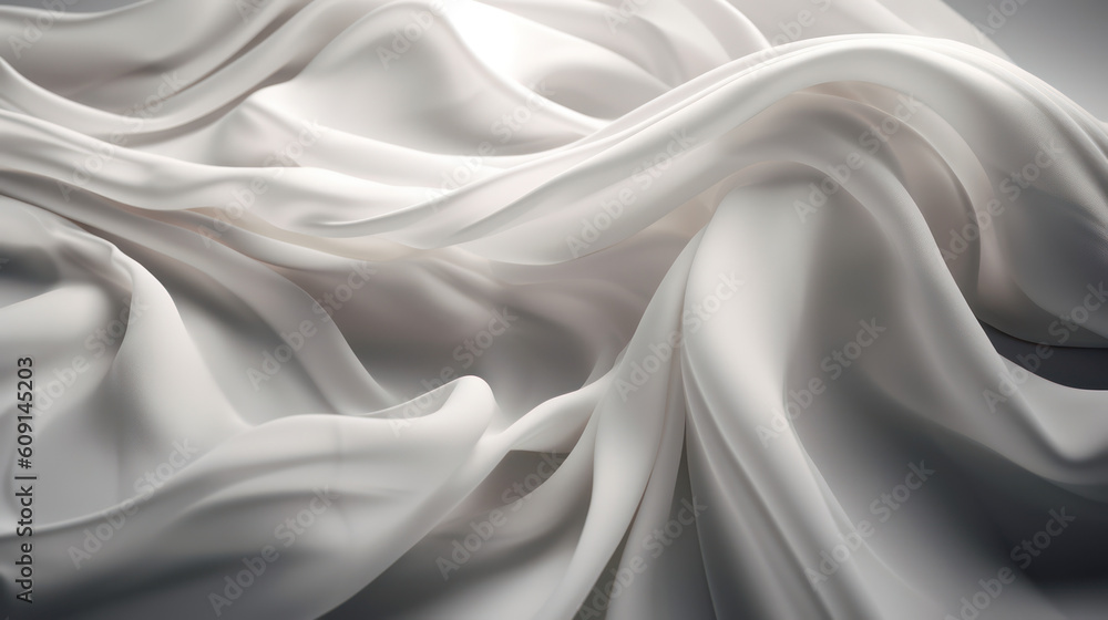 Colorful abstract 3d background. Soft flowing silk fabric created with Generative AI Technology Colorful abstract 3d background. Soft flowing silk fabric created with Generative AI Technology