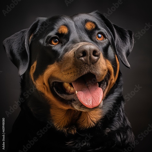 Rottweiler's Warm and Loving Expression