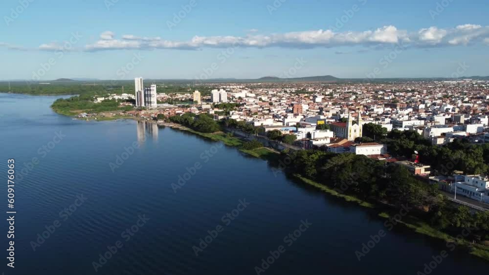 City of Juazeiro in Bahia, northeast Brazil on the edge of the San Francisco River City of Juazeiro in Bahia, northeast Brazil on the edge of the San Francisco River