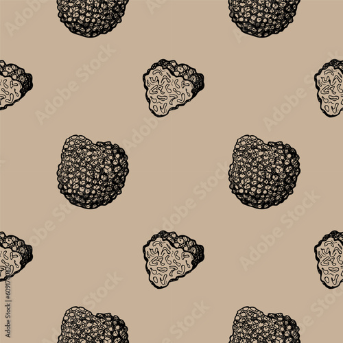 Φωτογραφία Truffle seamless pattern