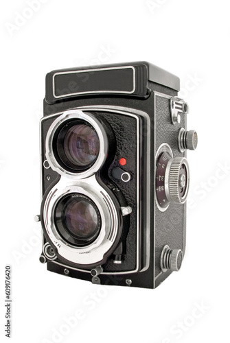 A twin lens reflex 6x6 camera from the 1960's