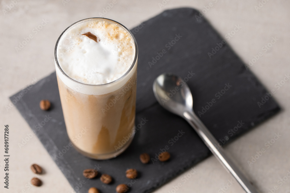 Tasty Iced Latte Coffee, ice, coffee and milk Tasty Iced Latte Coffee, ice, coffee and milk