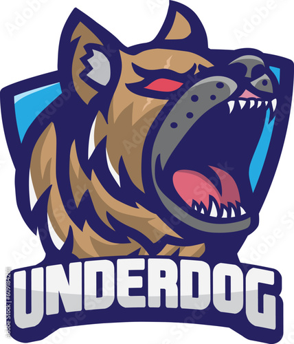 vector logo underdog for your team and your brand identity