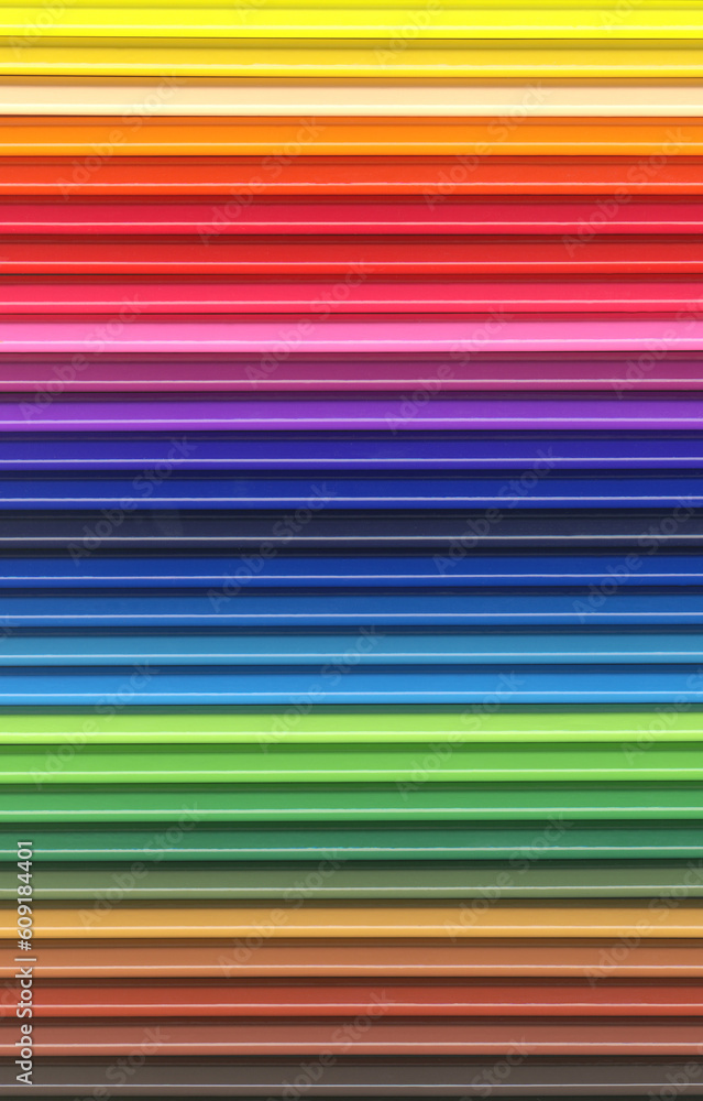 Obraz premium Rainbow crayons