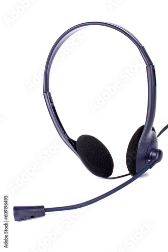 Phone Headset with isolated white background
