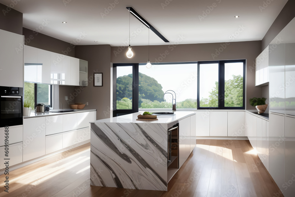 Fototapeta premium Kitchen modern-style interior design