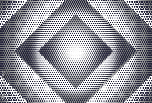 Halftone dimensional design with shaping planes