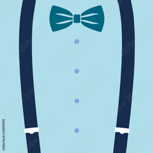braces with bow tie photo