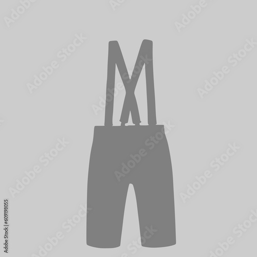 pants with suspenders