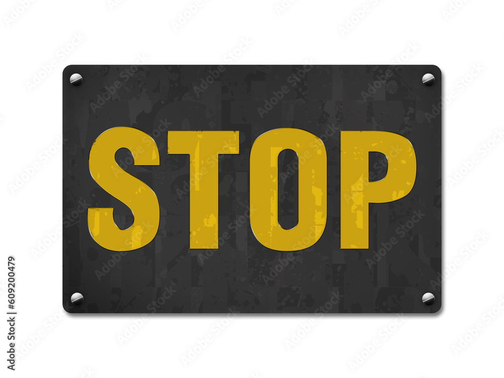 stop, background, abstract, illustration, layout, metal board, graphics ...